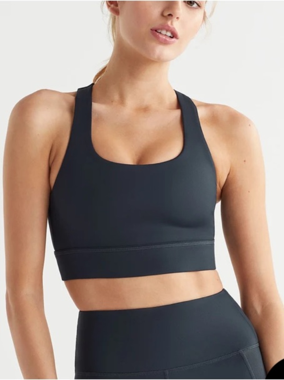 Lilybod Racerback Sports Bra - Navy